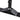  Base foot hub, 3-leg spread, low-profile rubber pad, floor-safe for retail pop-up.  